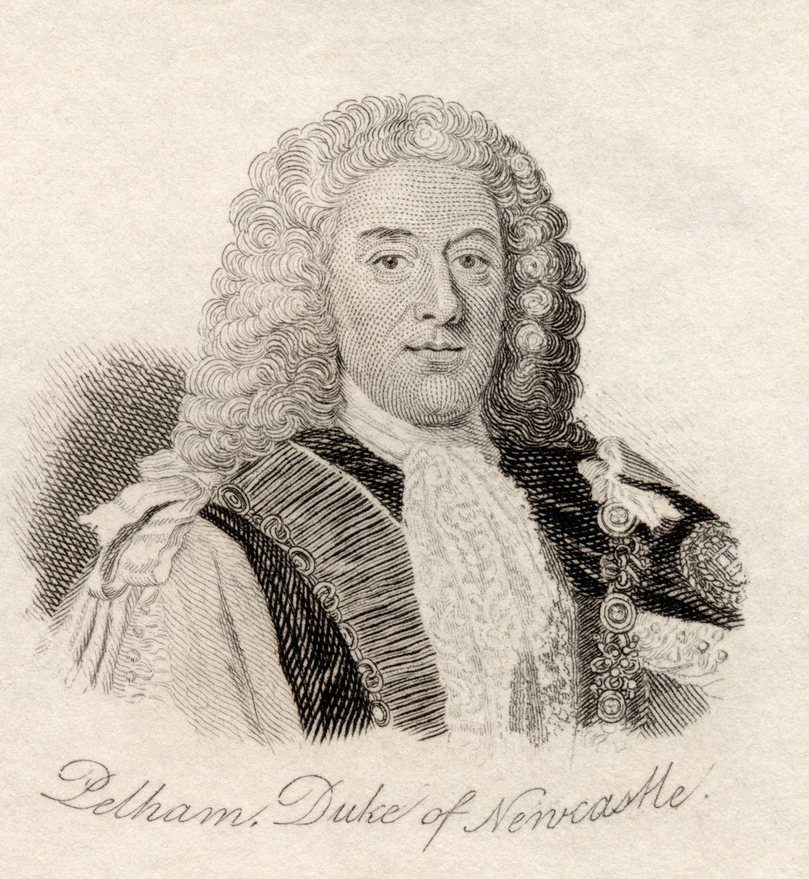Thomas Pelham Holles, 1. Herzog von Newcastle von English School