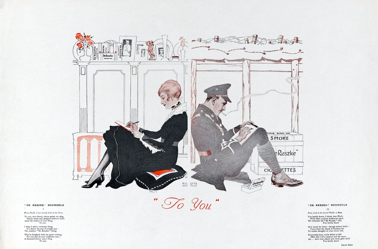 An Dich, 1915 von English School