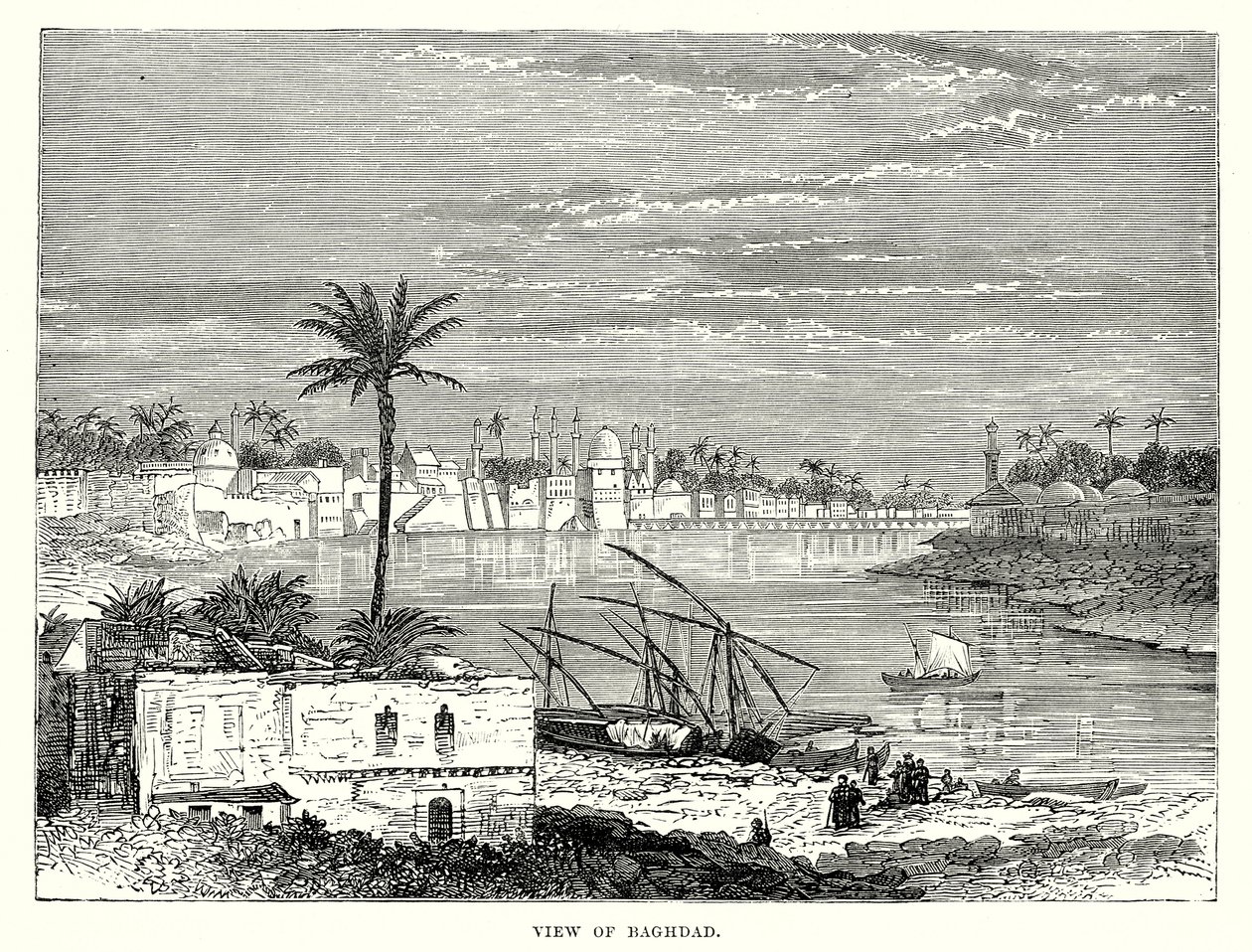 Ansicht von Bagdad von English School
