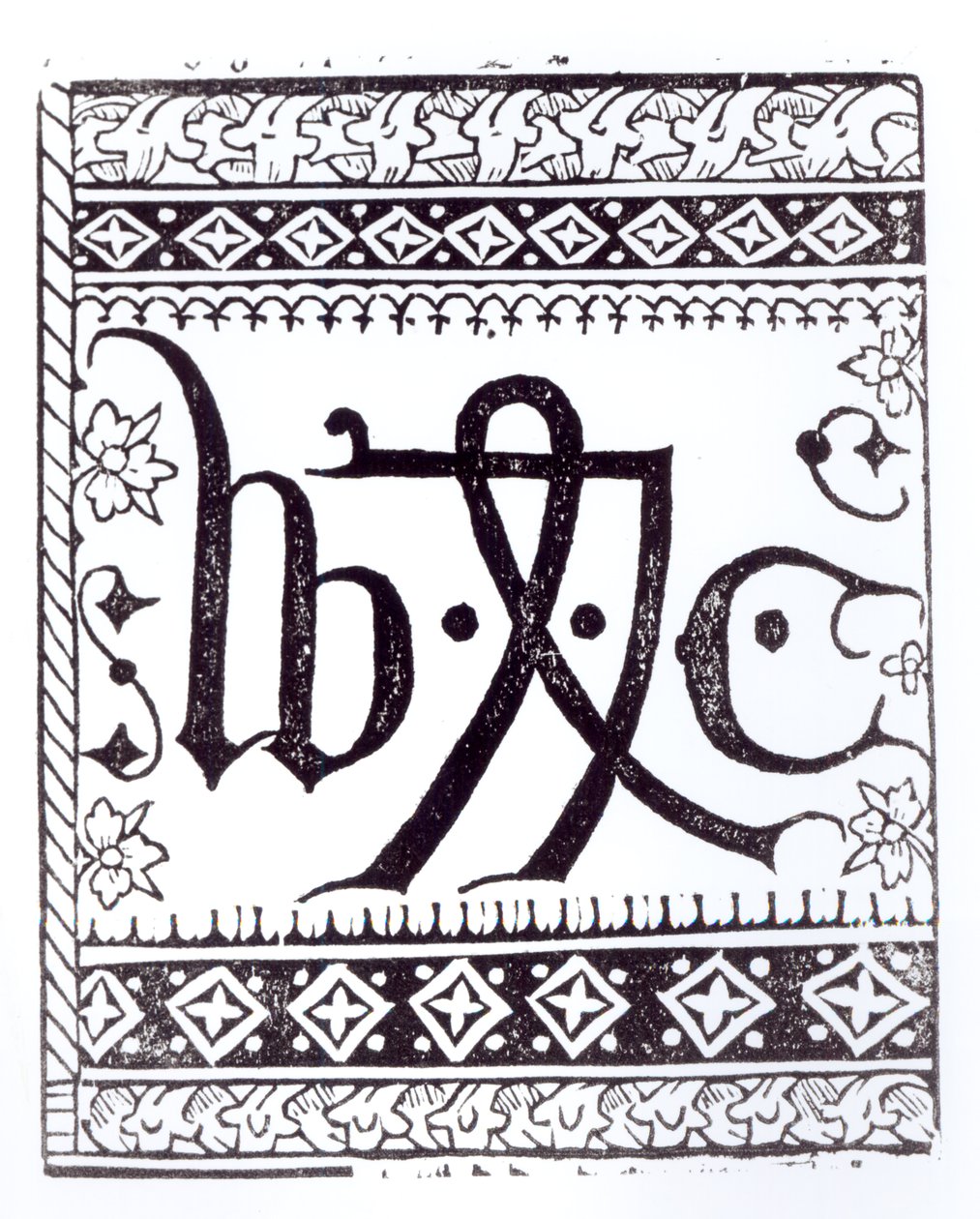 Druckmarke von William Caxton (ca. 1422 - ca. 1491), Illustration aus 