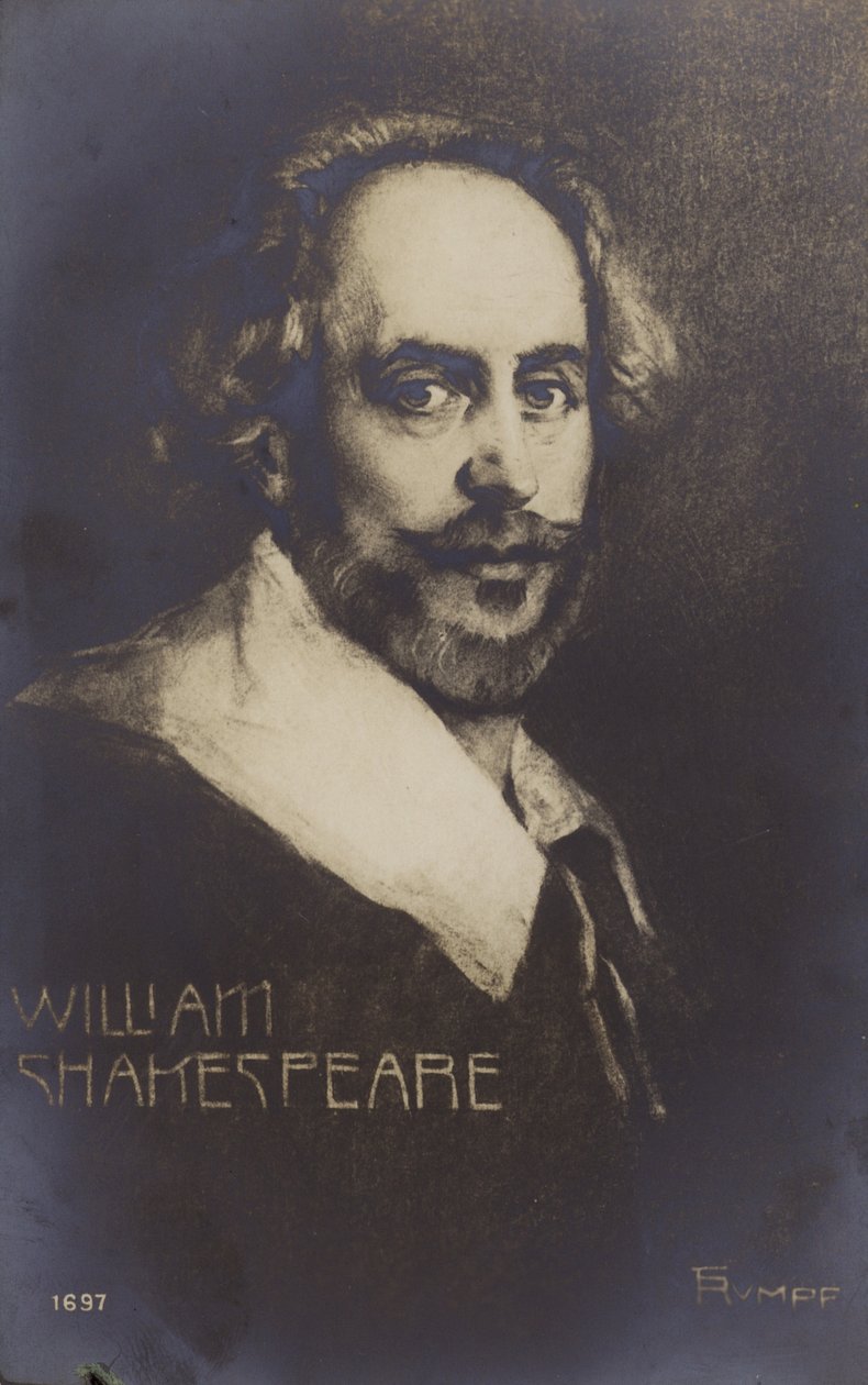 William Shakespeare, englischer Dramatiker und Dichter von English School