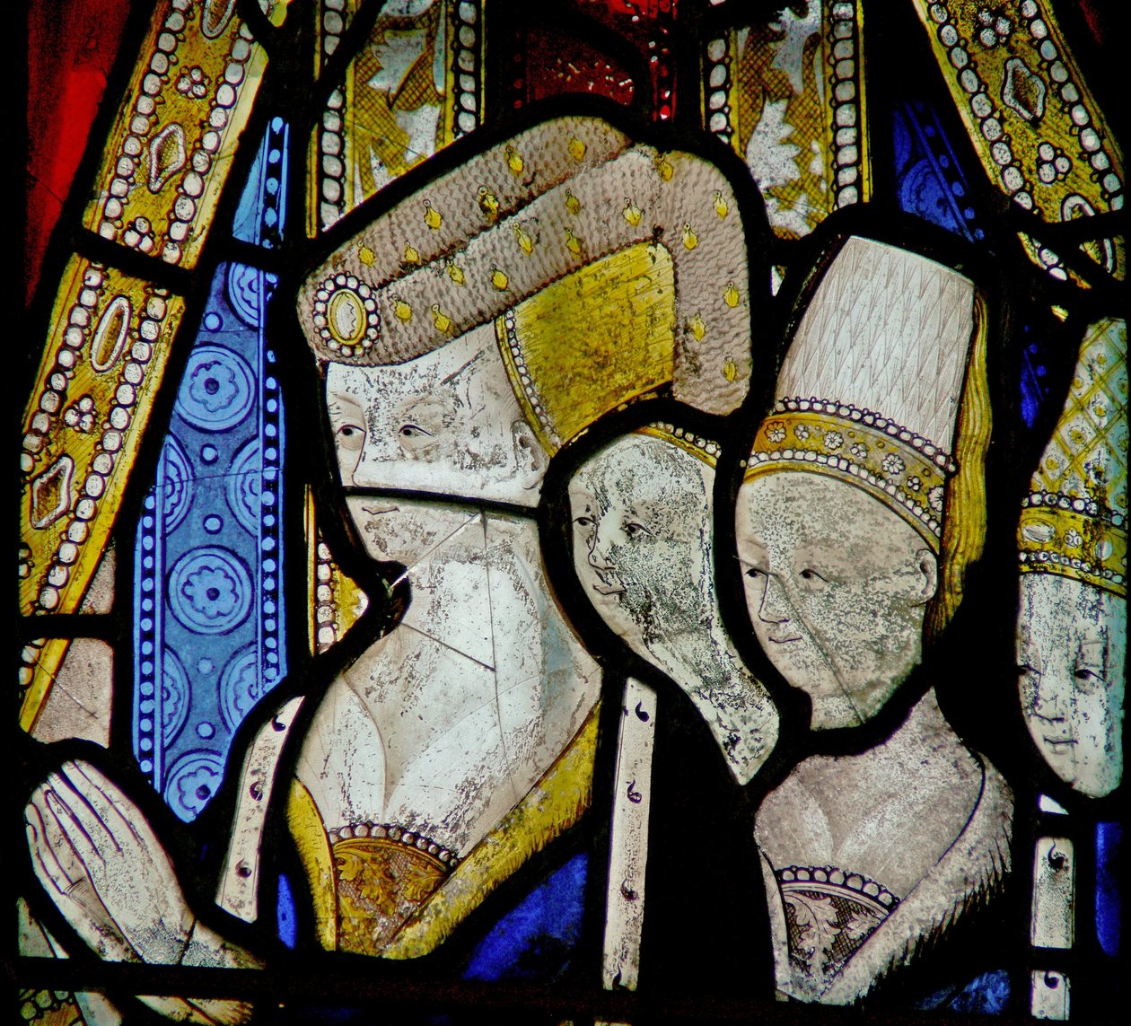 Fenster Ew zeigt Königin Elizabeth Woodville - die Töchter von von English School