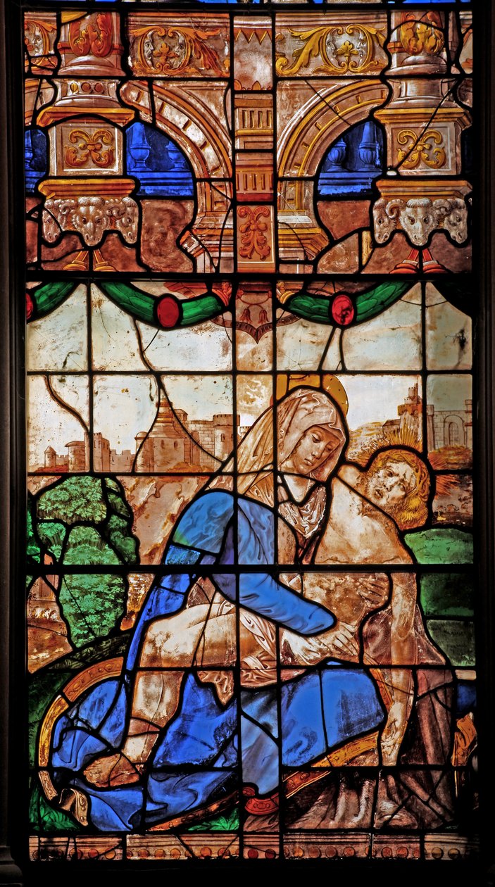 Fenster N2 mit der Pietà von English School