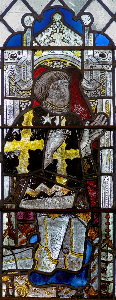 Fenster w8, Darstellung eines Stifters - Thomas Peyton von English School