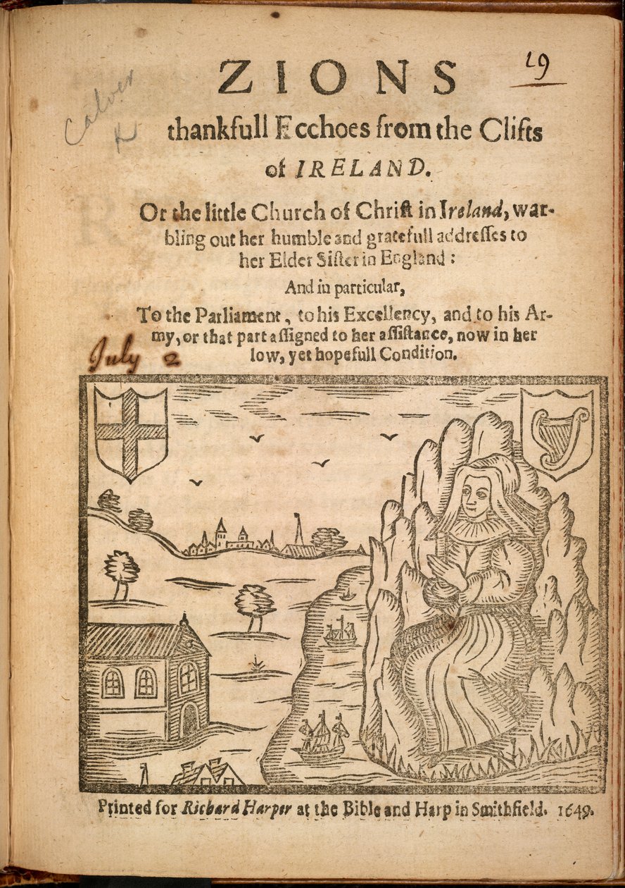 Zions dankbare Echos von den Klippen Irlands von English School