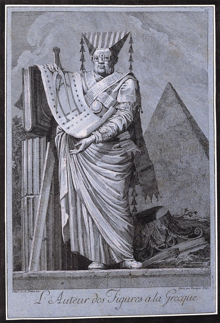 Der Architekt im griechischen Stil, 1771 von Ennemond Alexandre Petitot