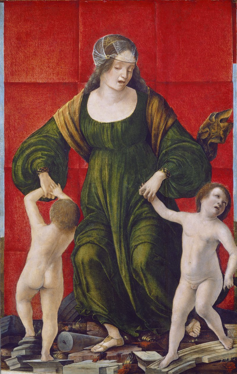Frau von Hasdrubal und ihre Kinder, ca. 1490-3 von Ercole de Roberti