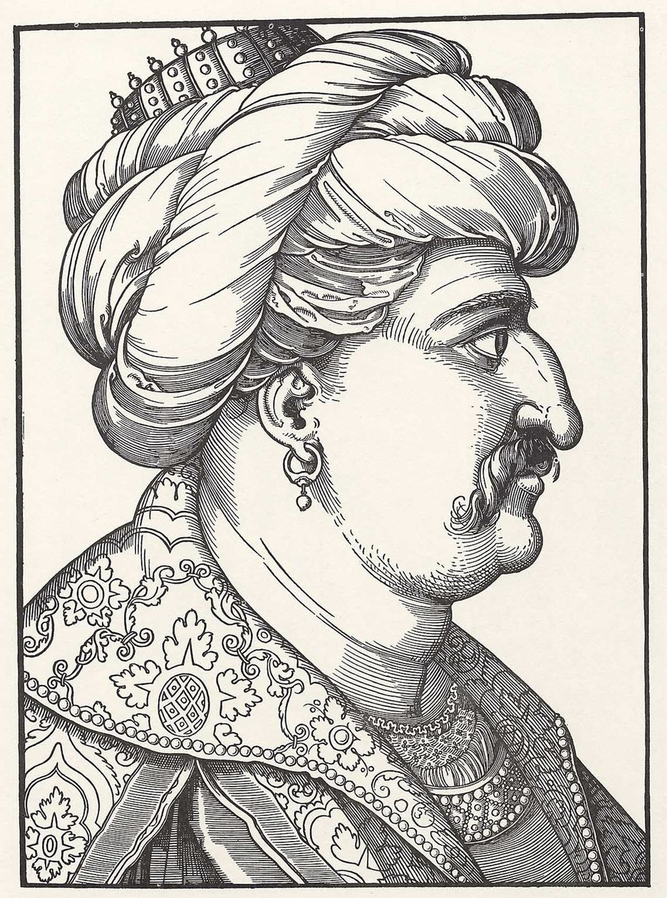 Porträt von Sultan Suleiman I. dem Prächtigen von Erhard Schon