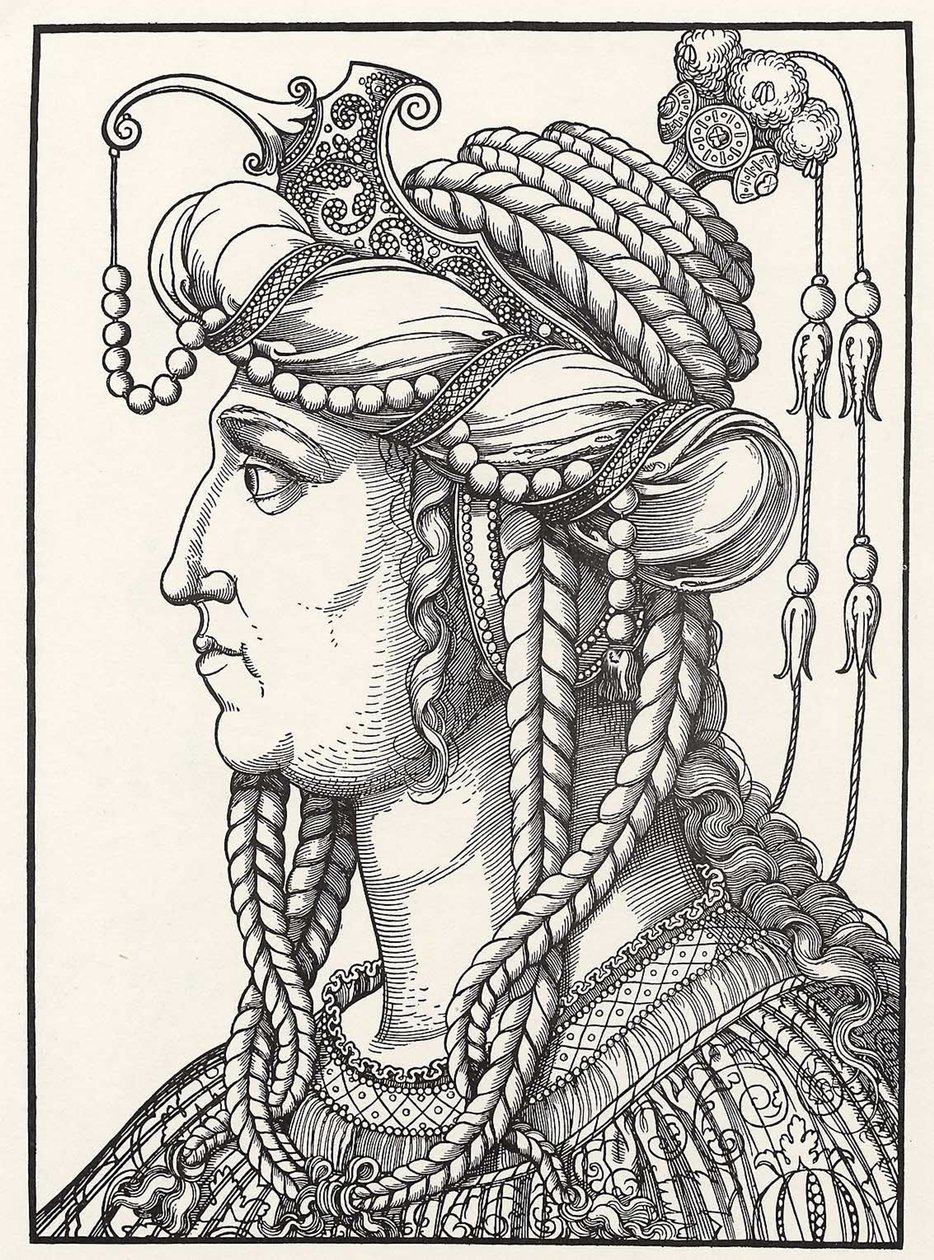 Porträt der Frau von Suleiman dem Prächtigen von Erhard Schon