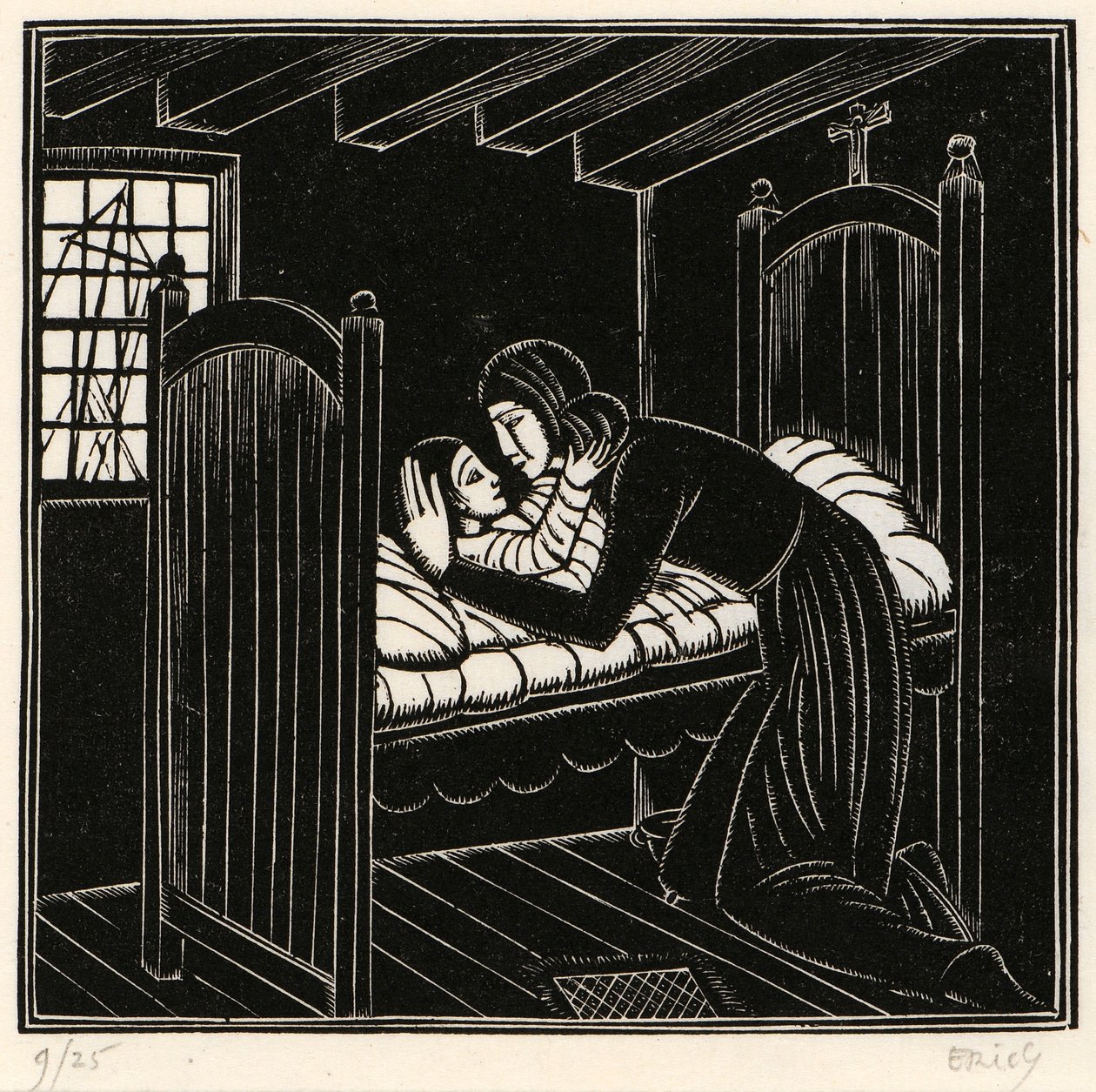 Mutter und Kind von Eric Gill