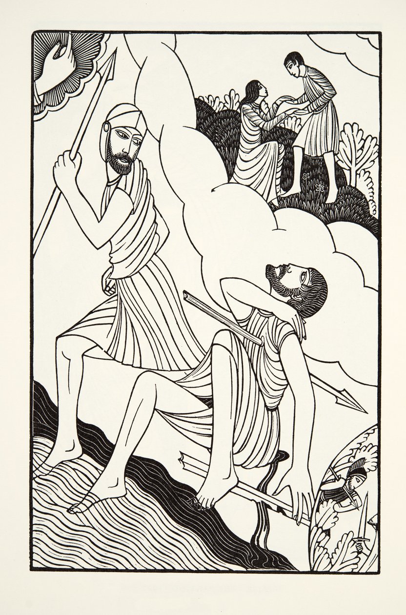 Der Tod des Troilus von Eric Gill