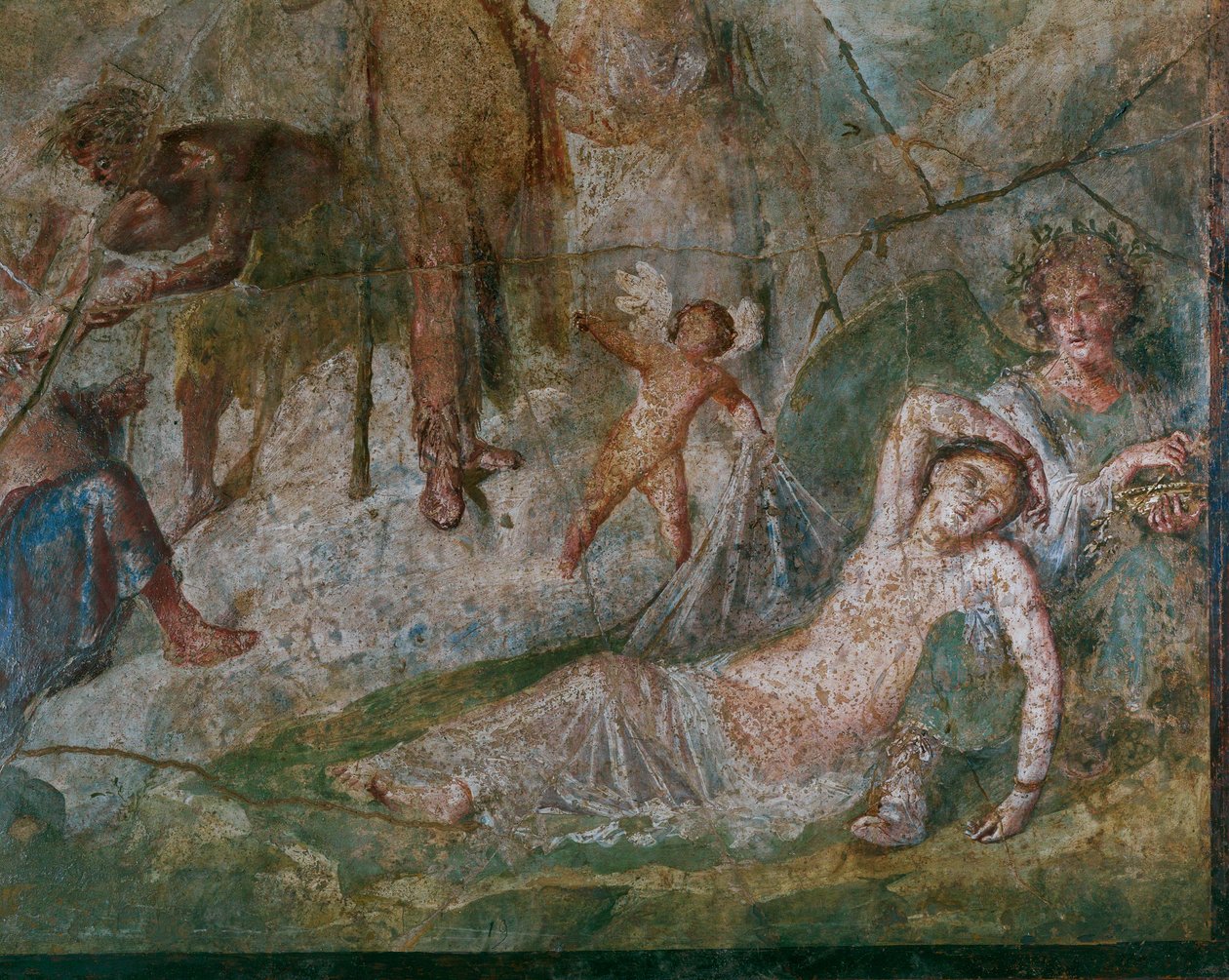 Ariadne und Dionysos auf der Insel Naxos von Erich Lessing