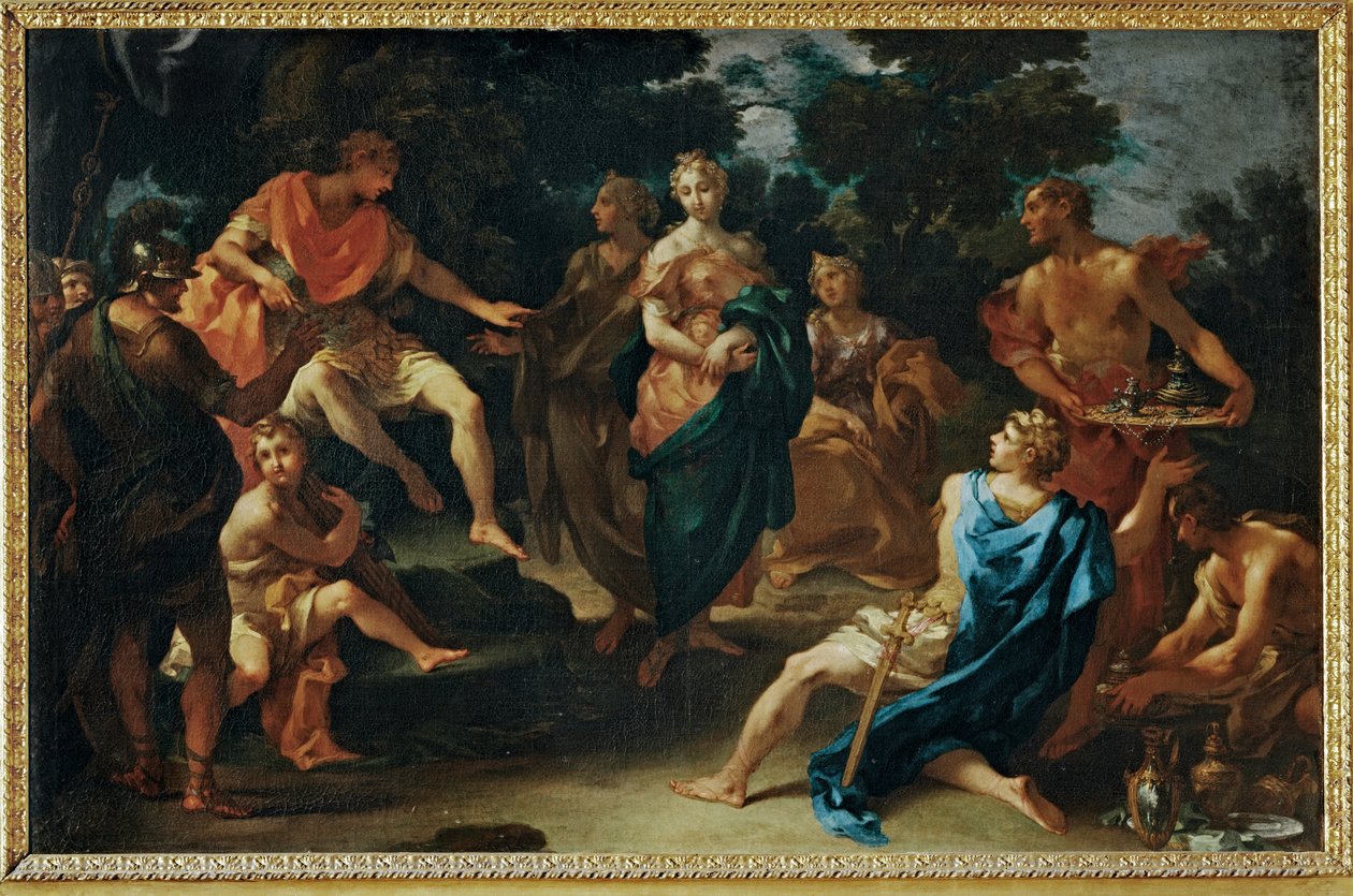 Die Mäßigung des Scipio, Skizze von Erich Lessing