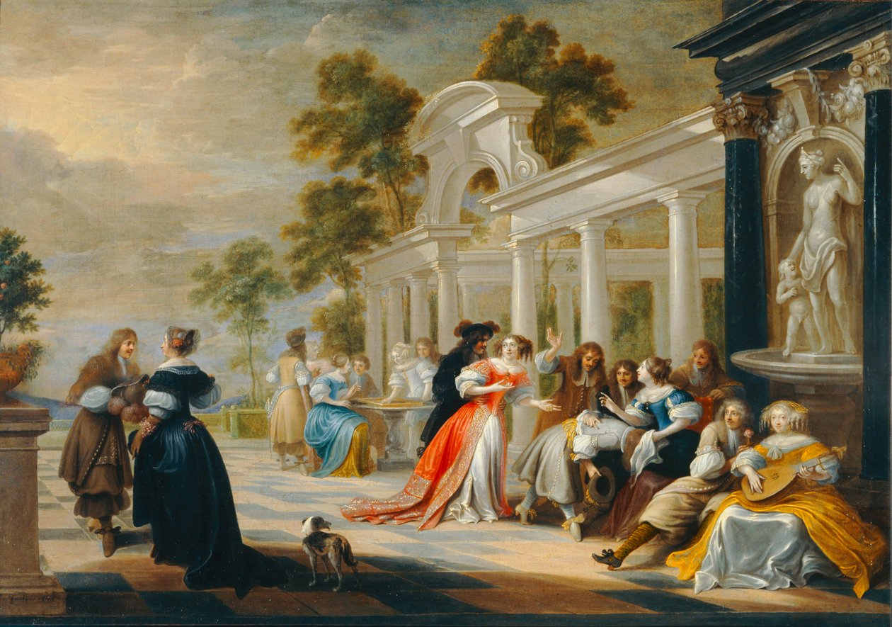 Das Spiel der heißen Hand von Erich Lessing: Kunstdruck