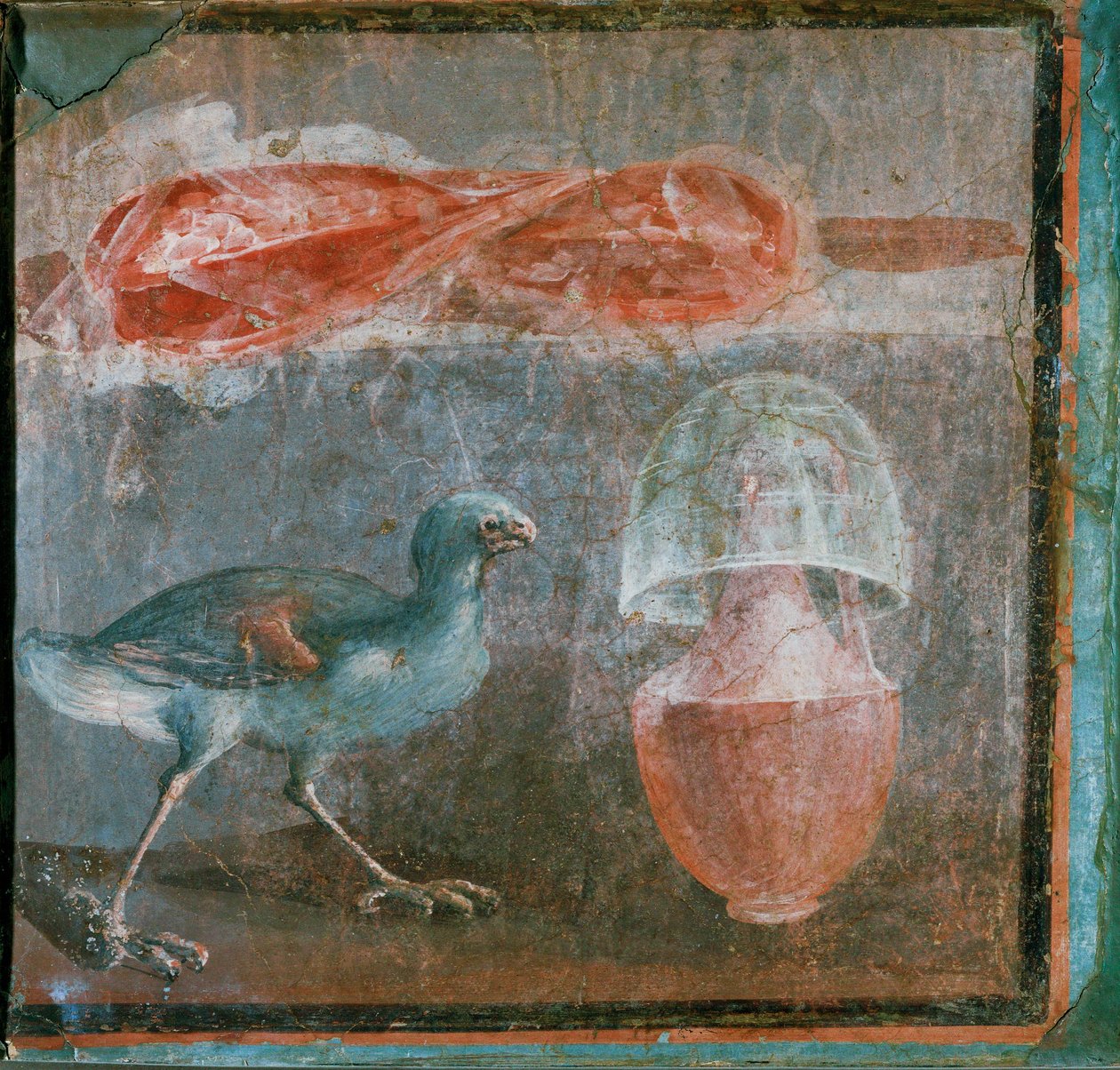 Stillleben mit Huhn von Erich Lessing