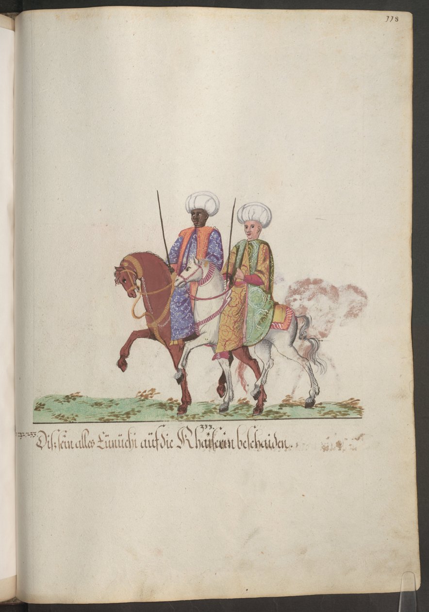 Der Serail der Sultanin: Eunuchen zu Pferd von Erich Lessing