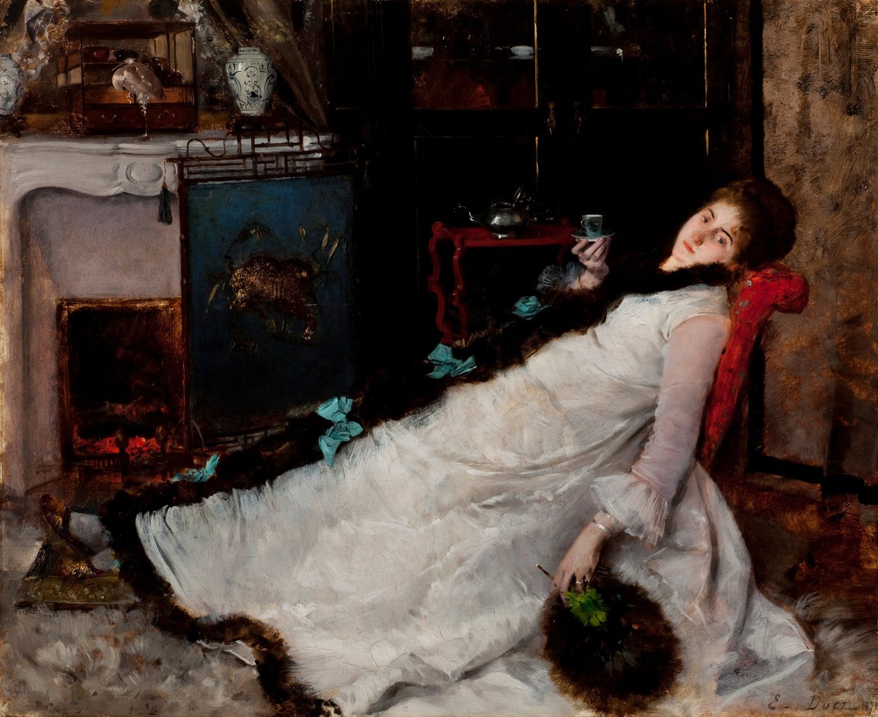 In Ruhe von Ernest Ange Duez