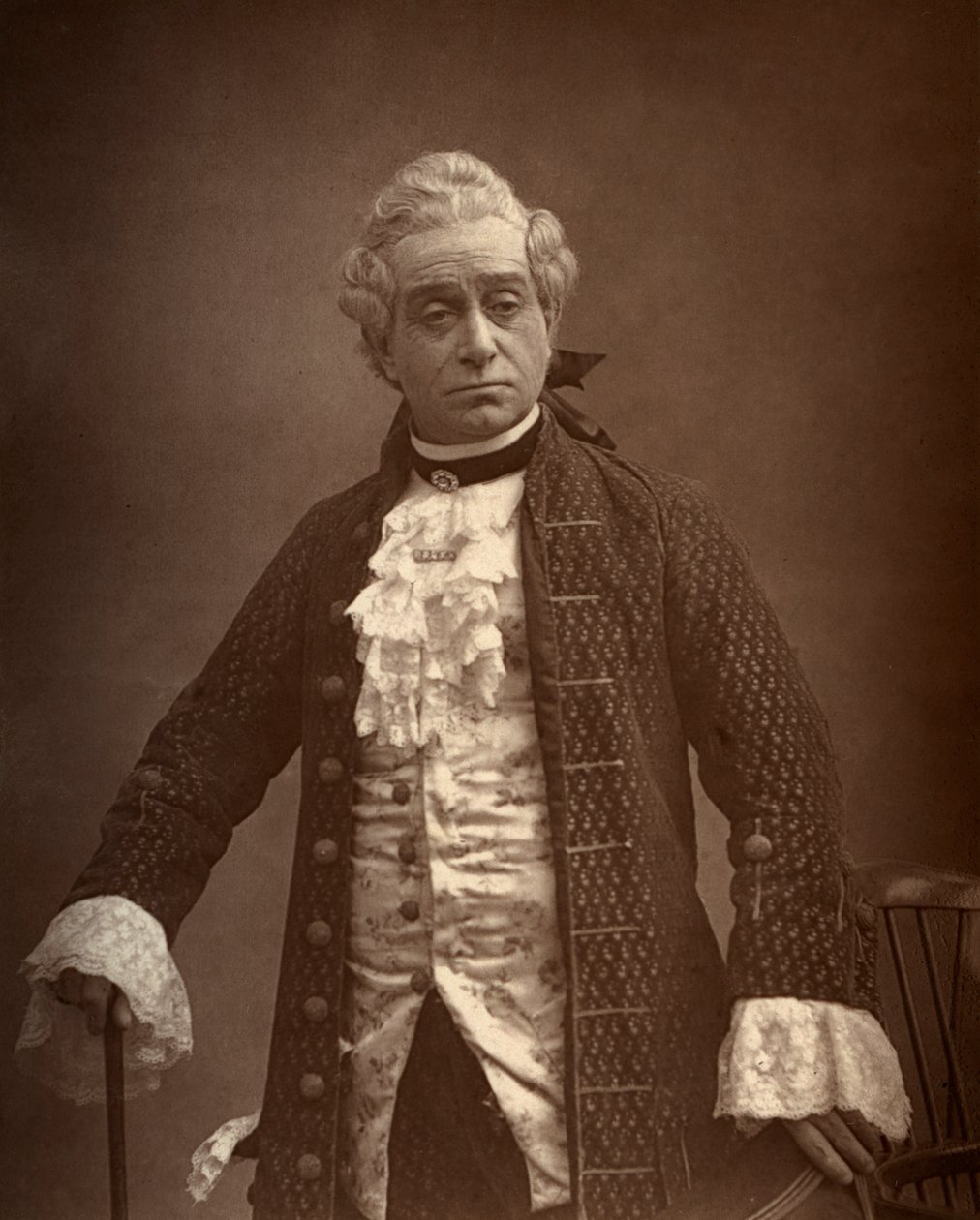 David James, britischer Schauspieler, in David Garrick, 1887 von Ernest Barraud