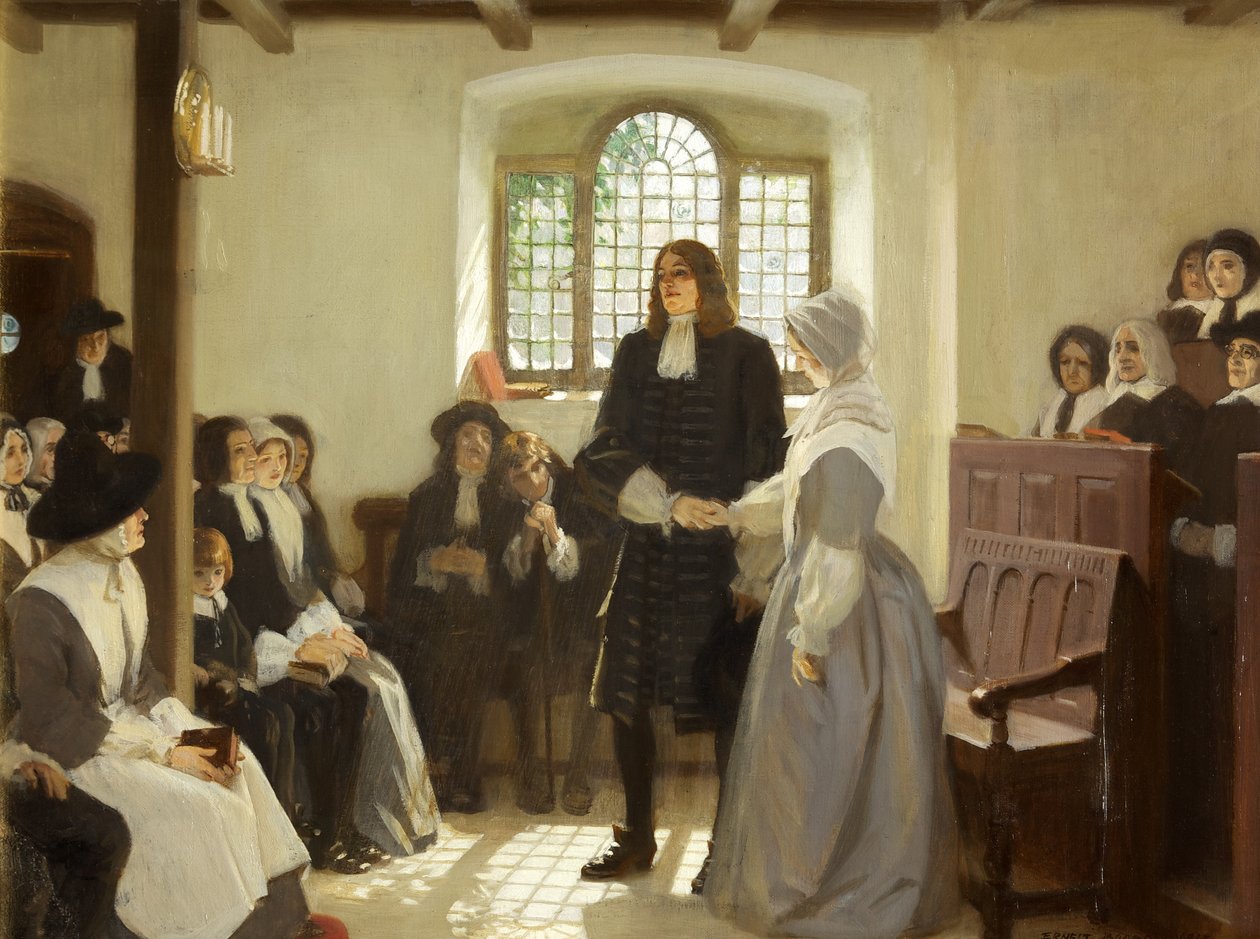 Die Hochzeit von William Penn und Hannah Callowhill von Ernest Board