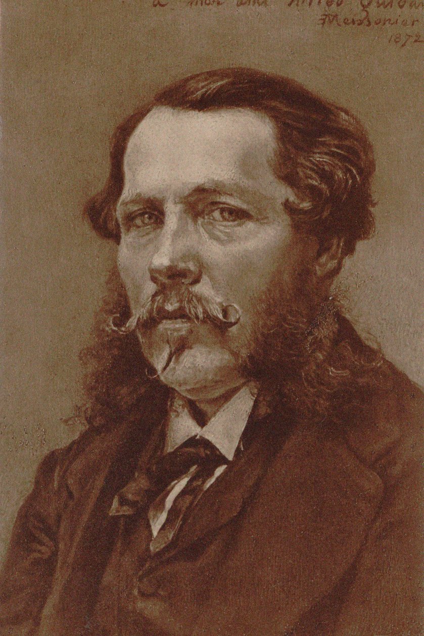 Porträt des Pianisten und Komponisten Alfred Quidant von Jean Louis Ernest Meissonier