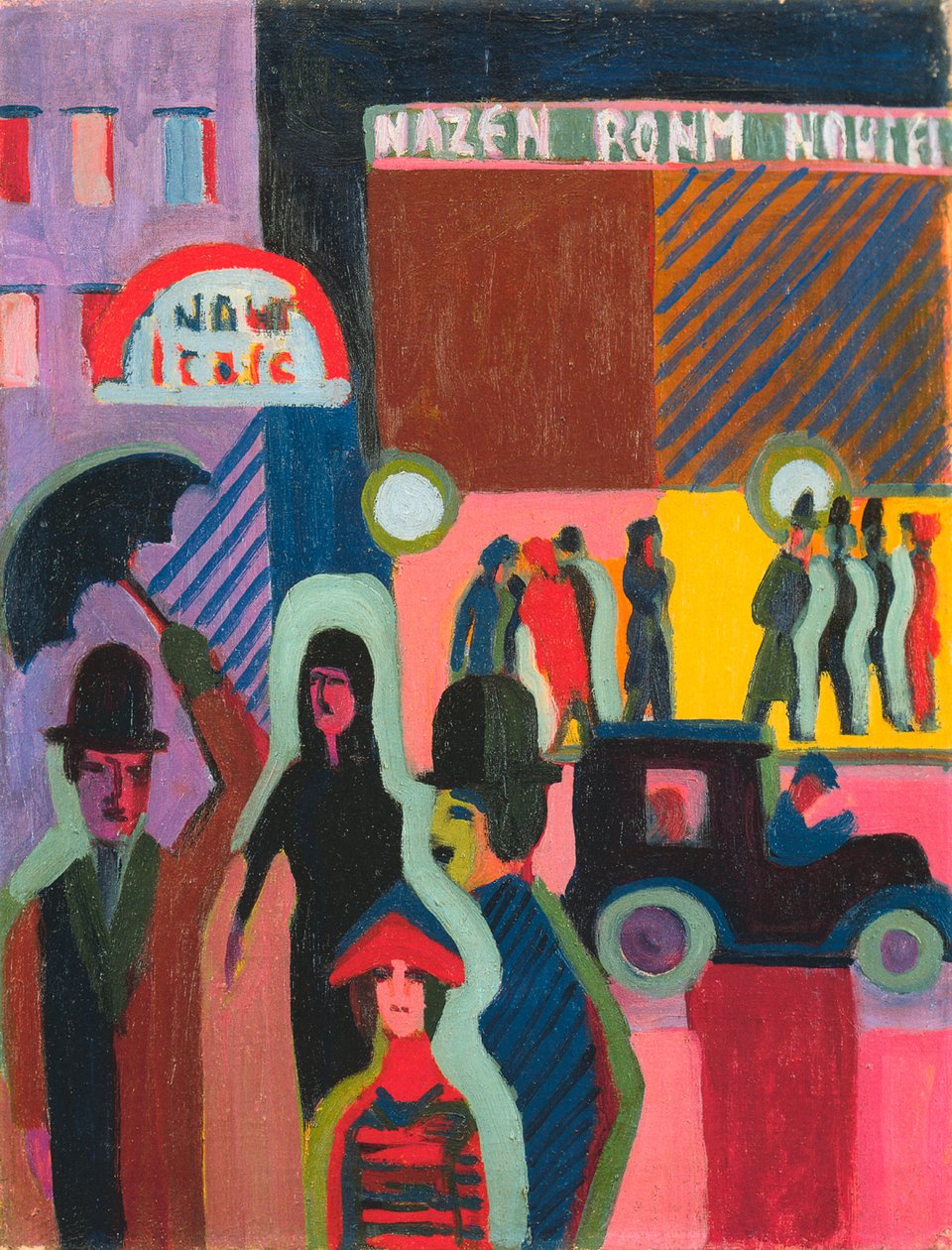 Kaufhaus im Regen von Ernst Ludwig Kirchner