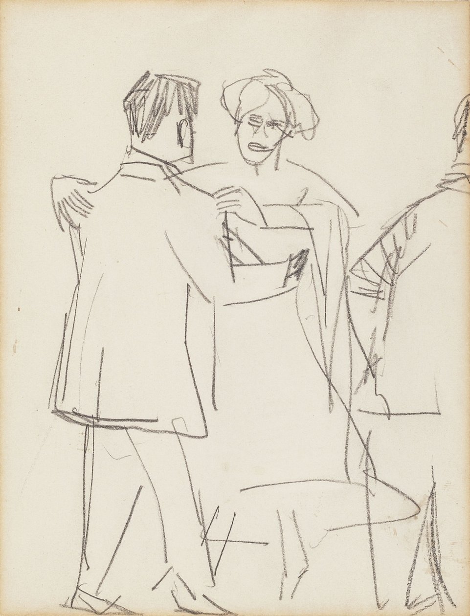 Tanzendes Paar von Ernst Ludwig Kirchner