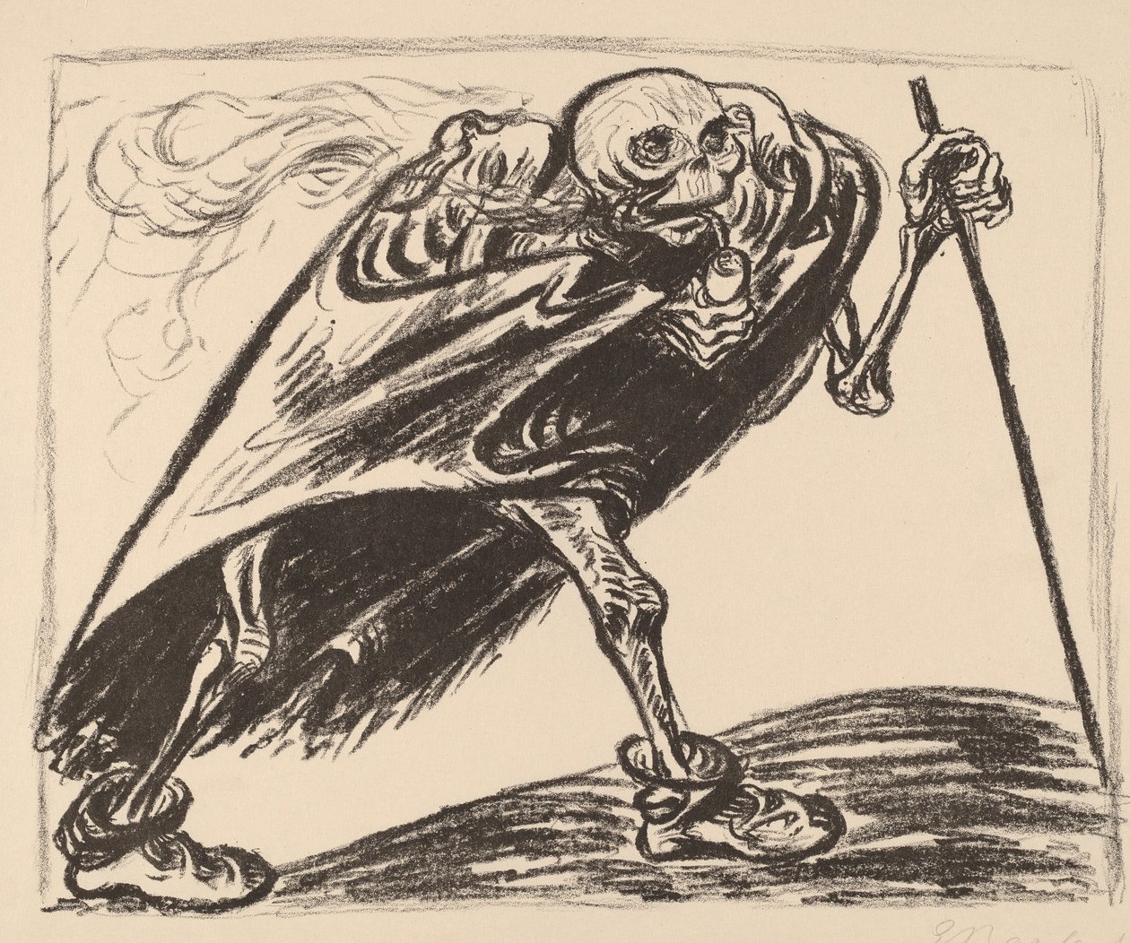 Wandernder Tod, 1923 von Ernst Barlach