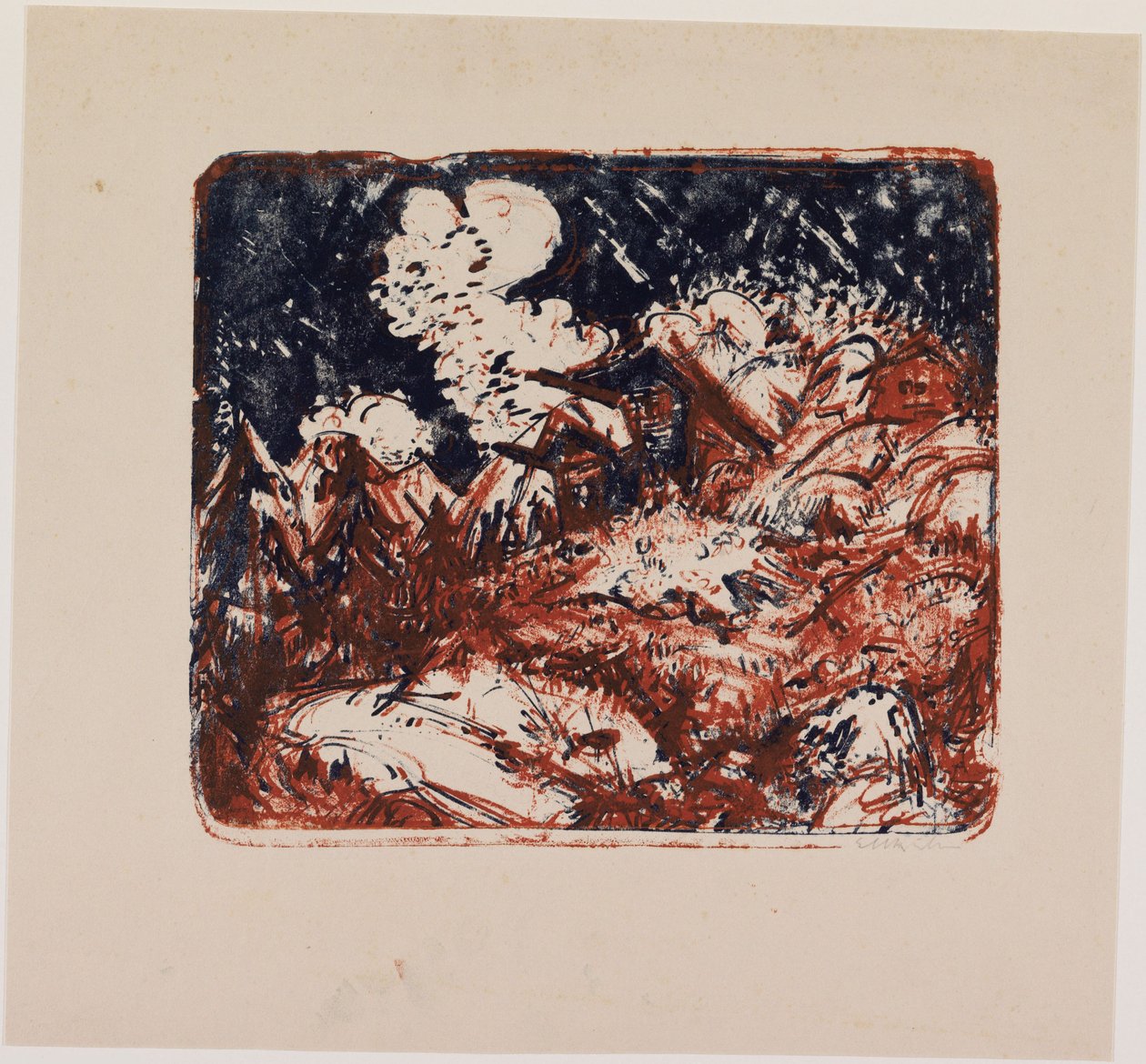 Alphütten von Ernst Ludwig Kirchner