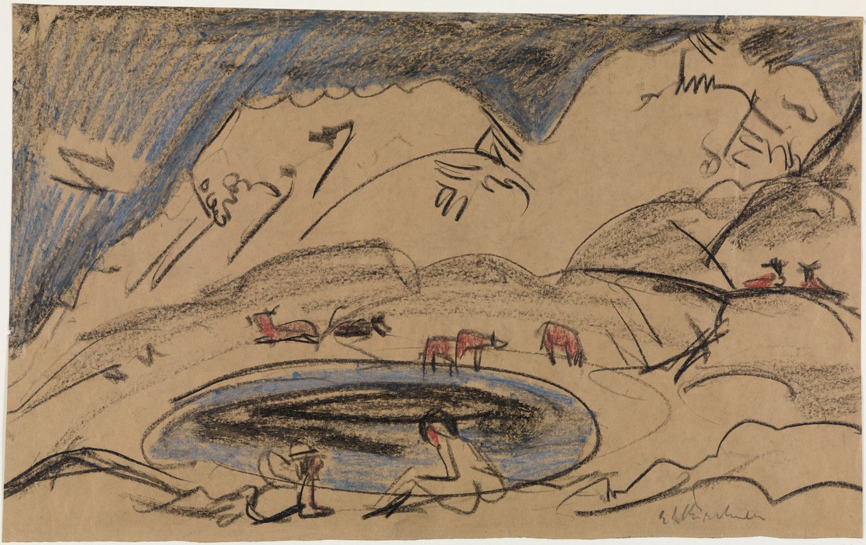 Bergsee von Ernst Ludwig Kirchner