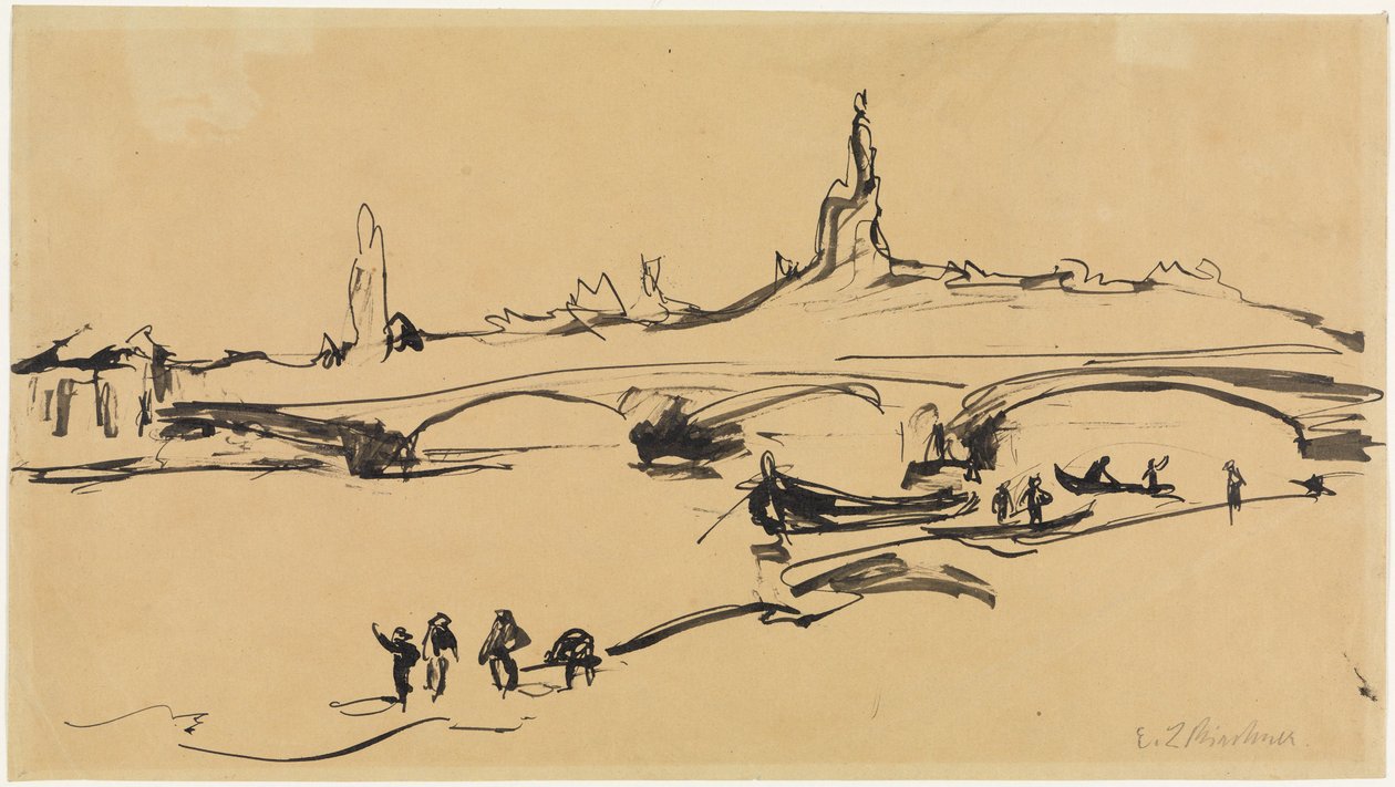 Blick auf Dresden von Ernst Ludwig Kirchner
