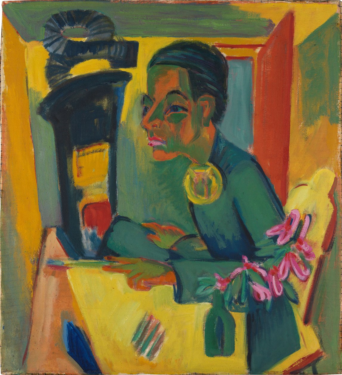 Der Maler (Selbstbildnis) von Ernst Ludwig Kirchner