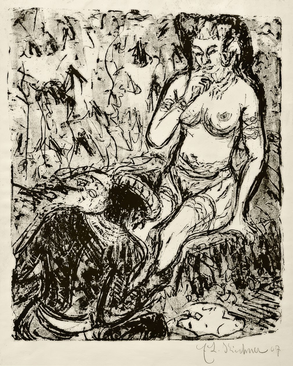 Die Huldigung von Ernst Ludwig Kirchner