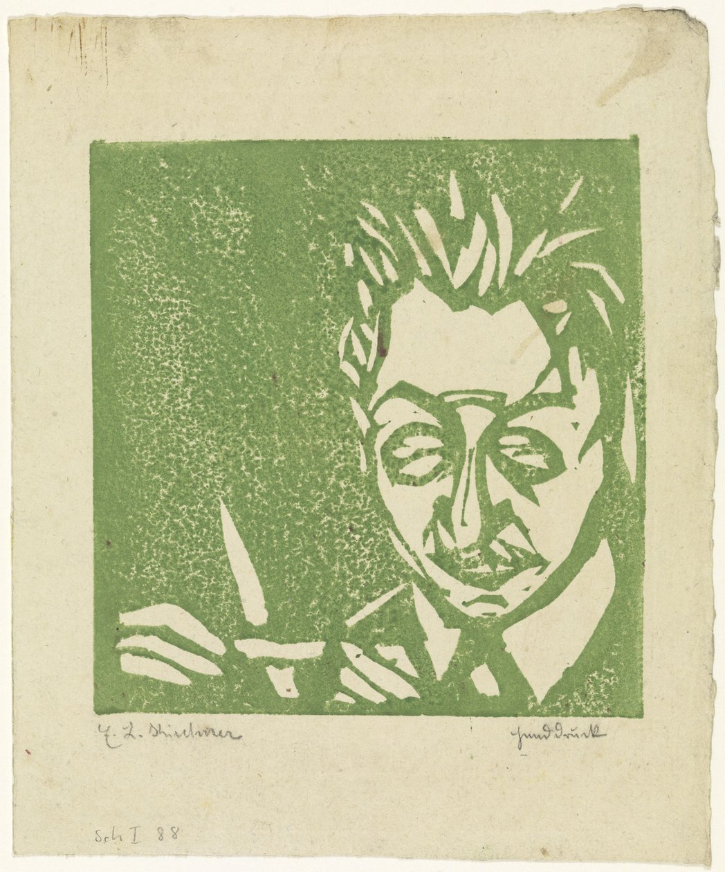 Glasbläser (Walter Kirchner) von Ernst Ludwig Kirchner