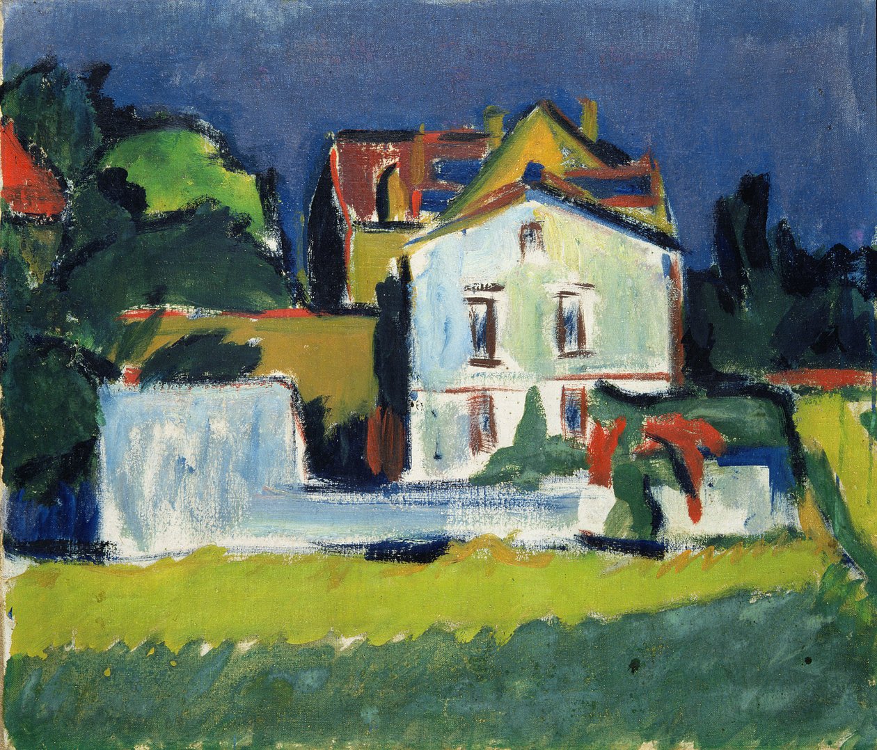 Haus in einer Landschaft von Ernst Ludwig Kirchner