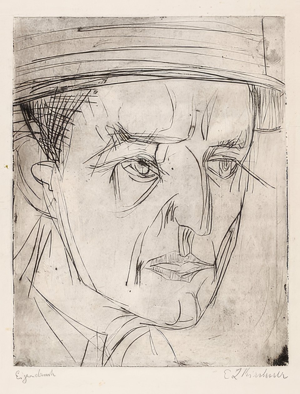 Kopf Dr. Grisebach von Ernst Ludwig Kirchner