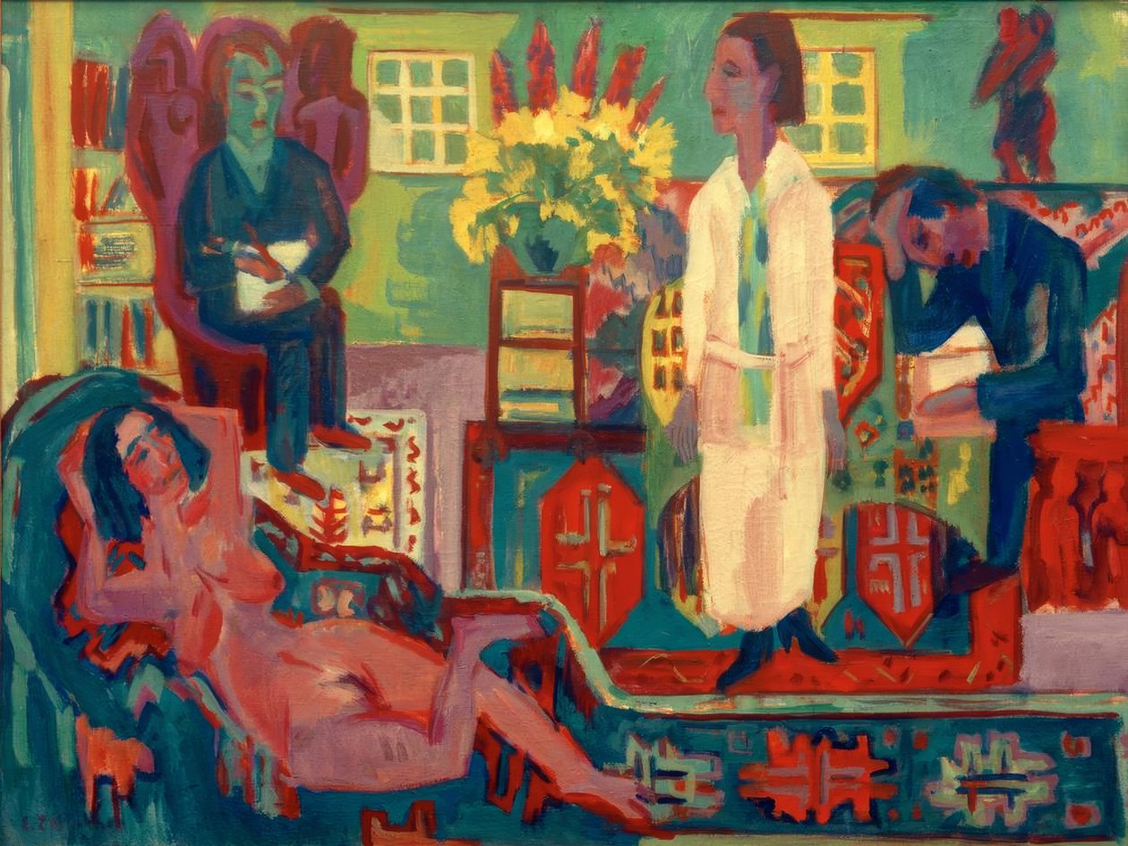 Moderne Bohème von Ernst Ludwig Kirchner