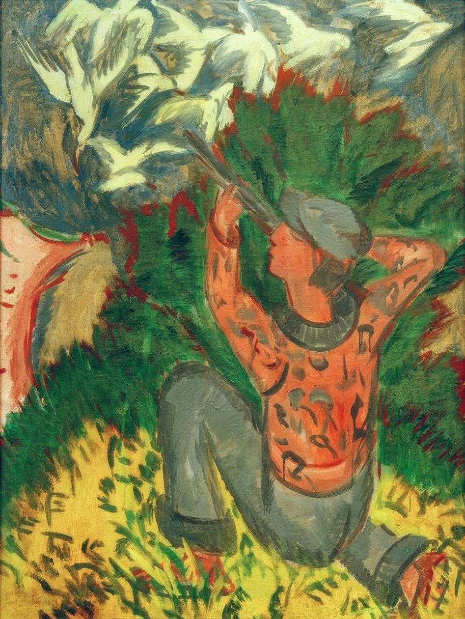 Möwenjäger im Gehölz von Ernst Ludwig Kirchner