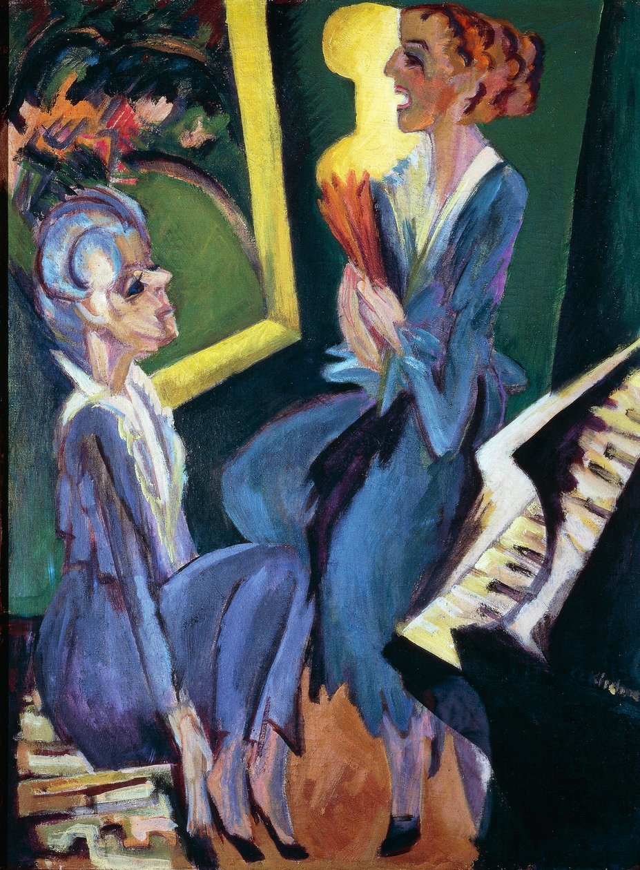 Musikzimmer von Ernst Ludwig Kirchner