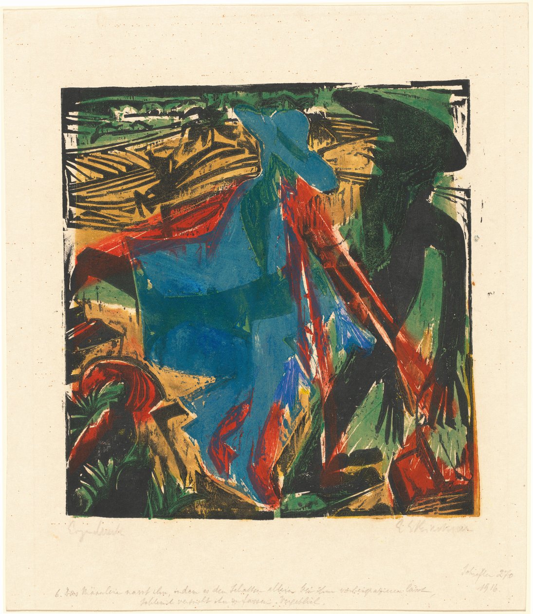 Peter Schlemihls wundersame Geschichte: Schlemihls Begegnung mit dem Schatten von Ernst Ludwig Kirchner