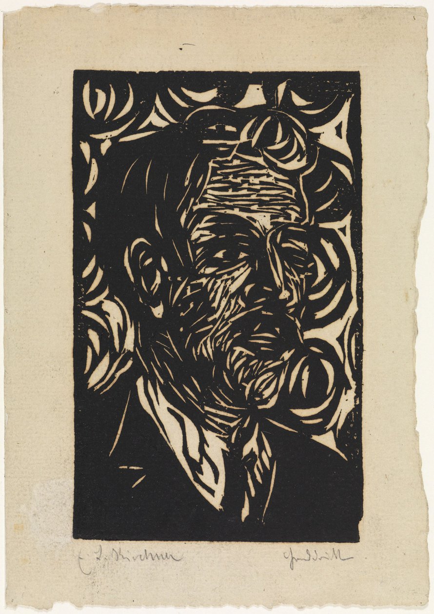 Porträt Max Pechstein von Ernst Ludwig Kirchner