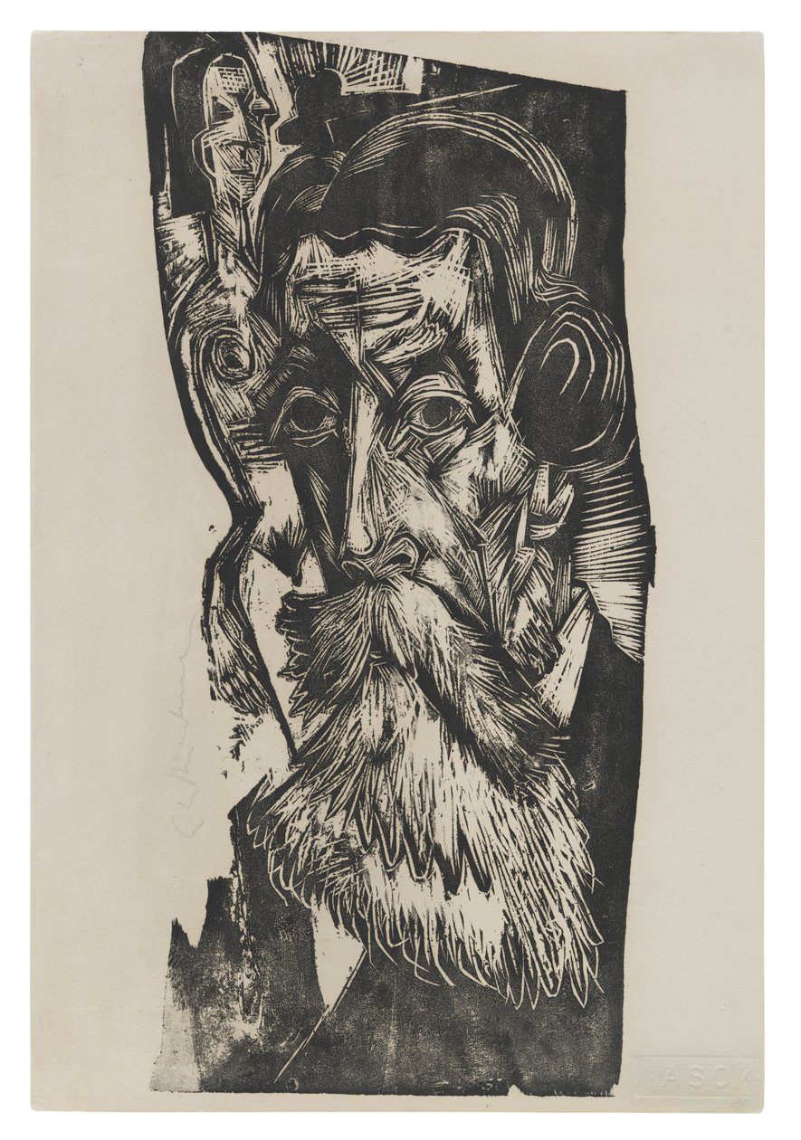 Porträt von Ludwig Schames von Ernst Ludwig Kirchner