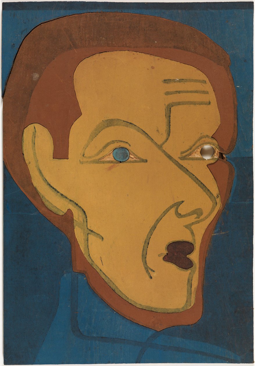 Selbstporträt, Farbstock I von Ernst Ludwig Kirchner