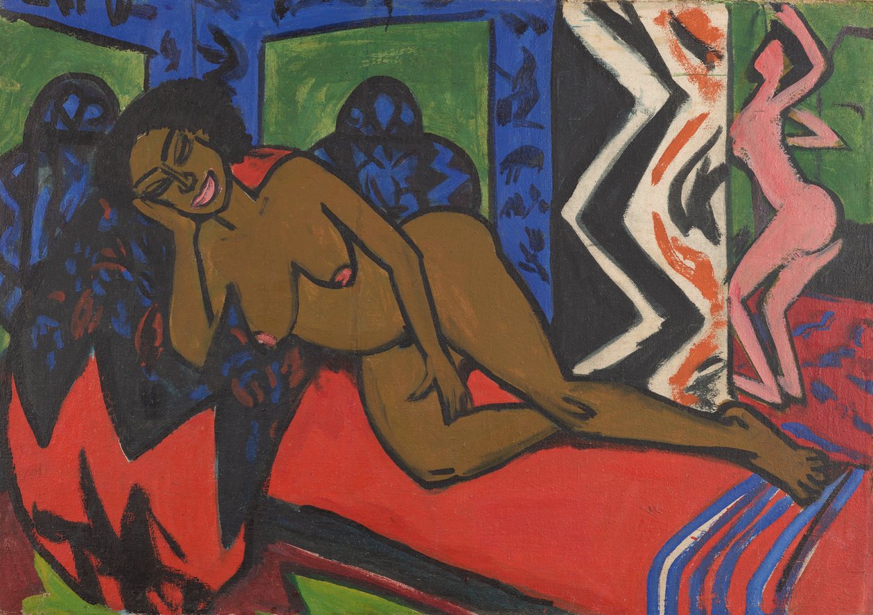 Schlafende Milli von Ernst Ludwig Kirchner