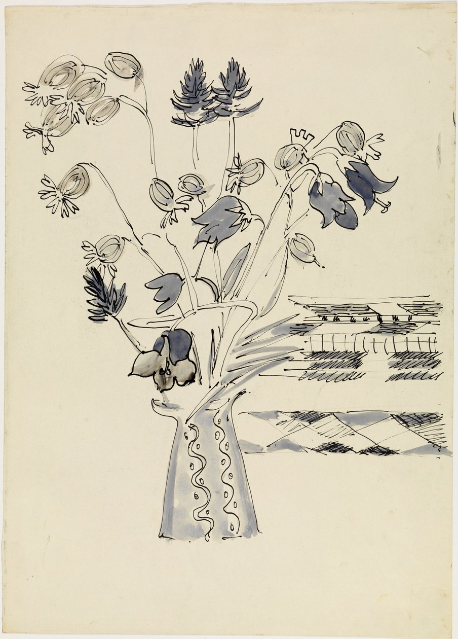 Vase mit Blumen von Ernst Ludwig Kirchner