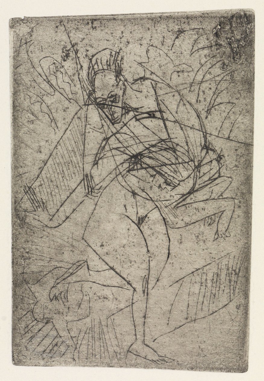 Vergewaltigungsszene von Ernst Ludwig Kirchner