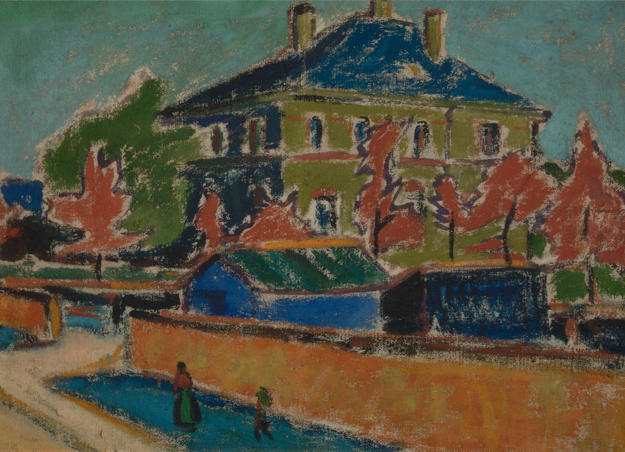 Villa in Dresden von Ernst Ludwig Kirchner