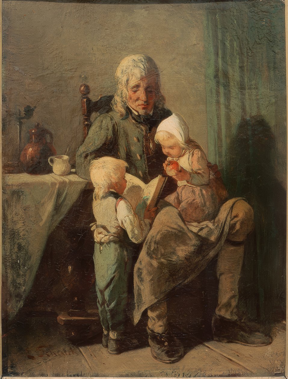 Großvater und Enkelkinder von Ernst Schalck