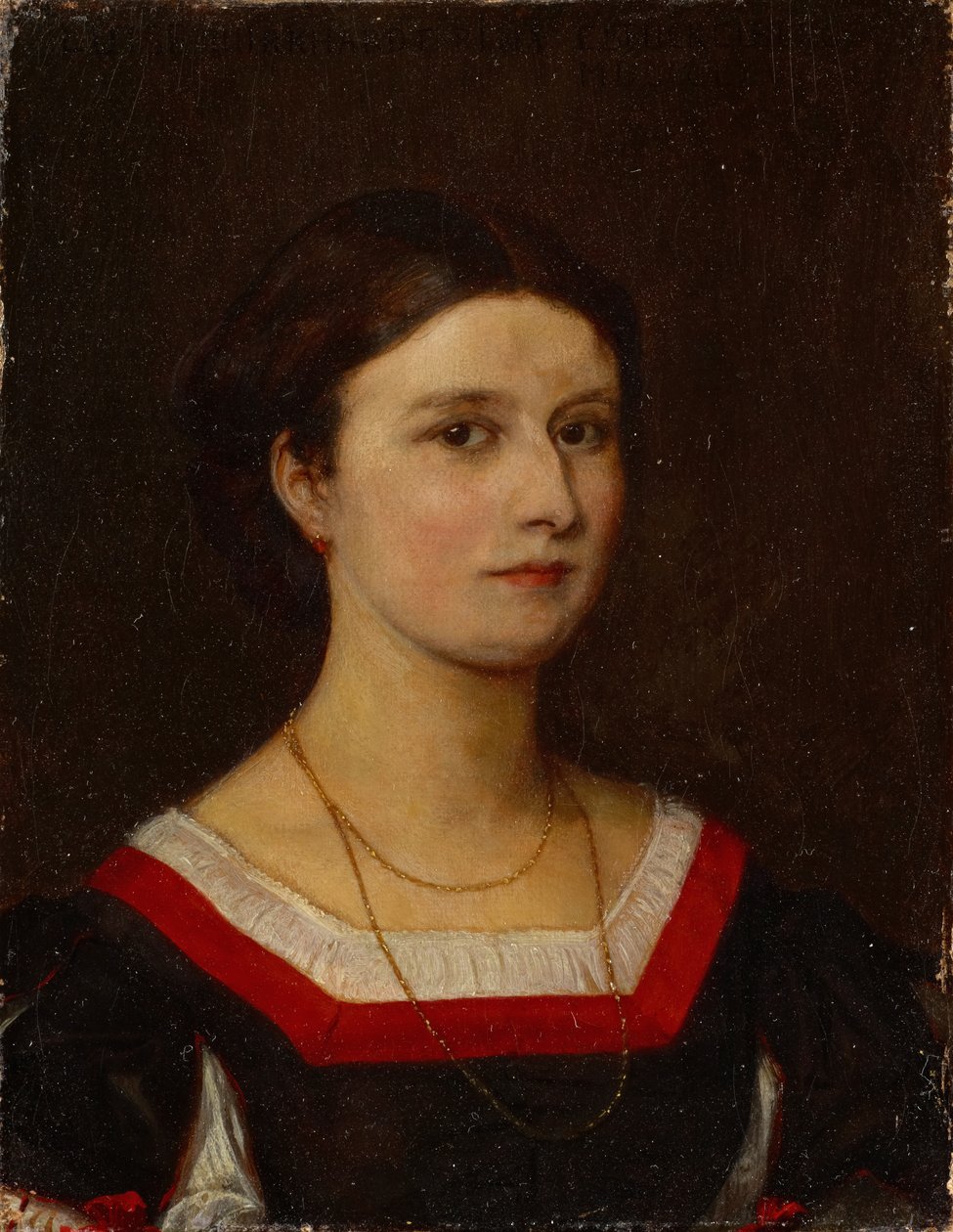 Porträt von Luise Bachofen-Burckhardt von Ernst Stückelberg