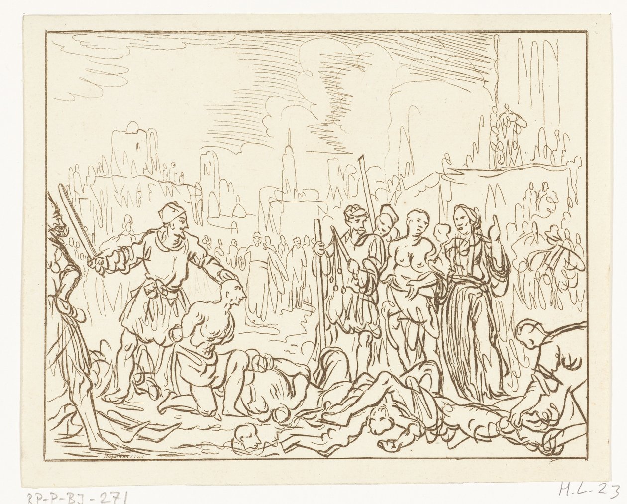 Felicitas und ihre sieben Söhne enthauptet von Ernst Willem Jan Bagelaar