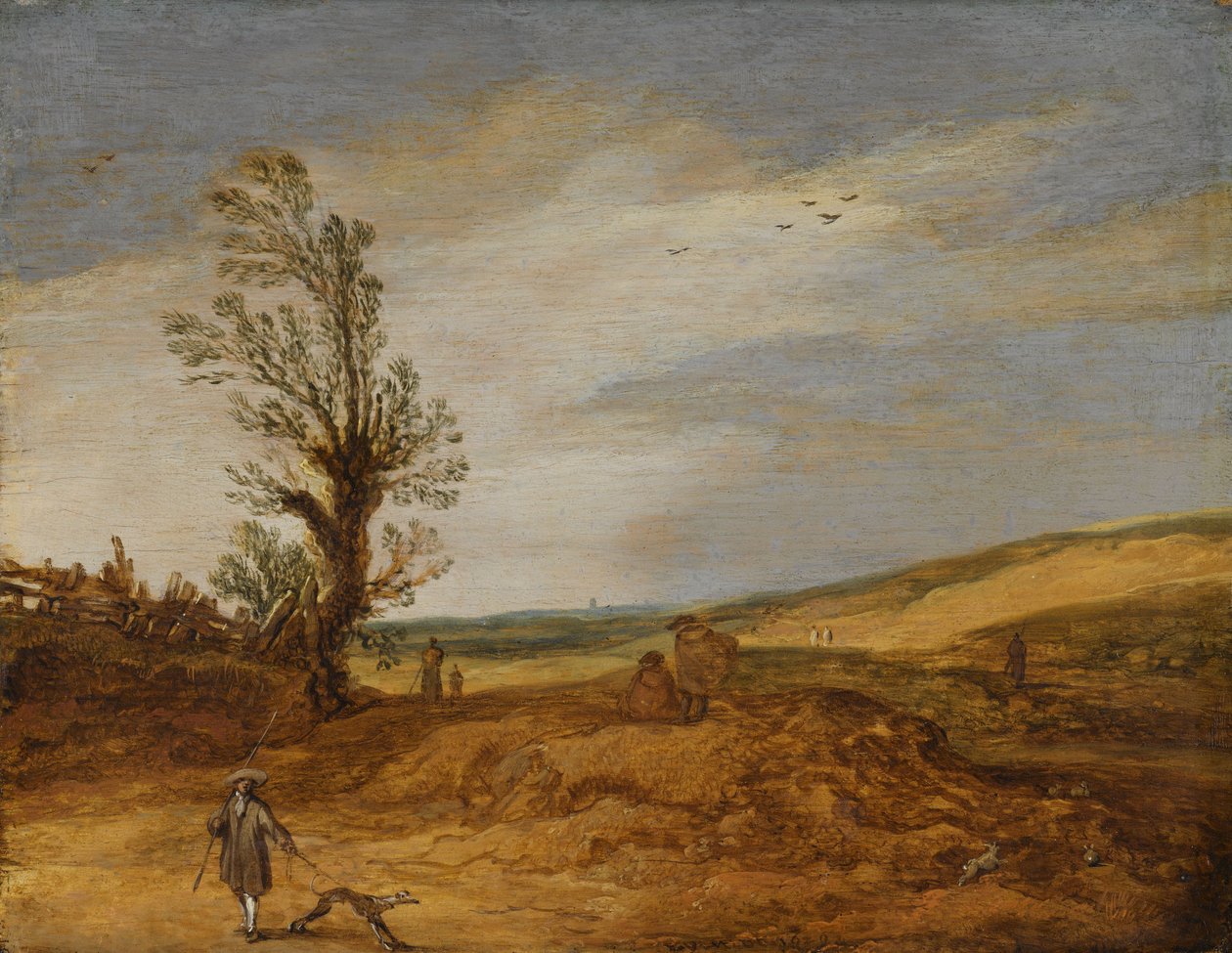 Ein Blick in die Dünen von Esaias I van de Velde